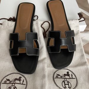 Hermès Oran sandals size 39 new
